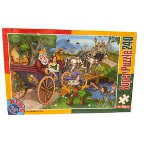 new sealed D-Toys Puss in Boots 240 Piece Children's Jigsaw Puzzle